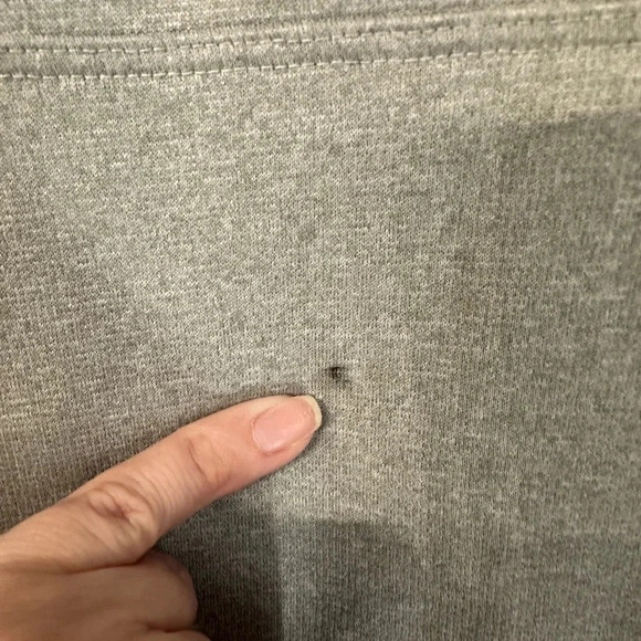 The North Face Women’s Light Gray Hooded Sweatshirt Size M Regular GUC - Picture 4 of 9